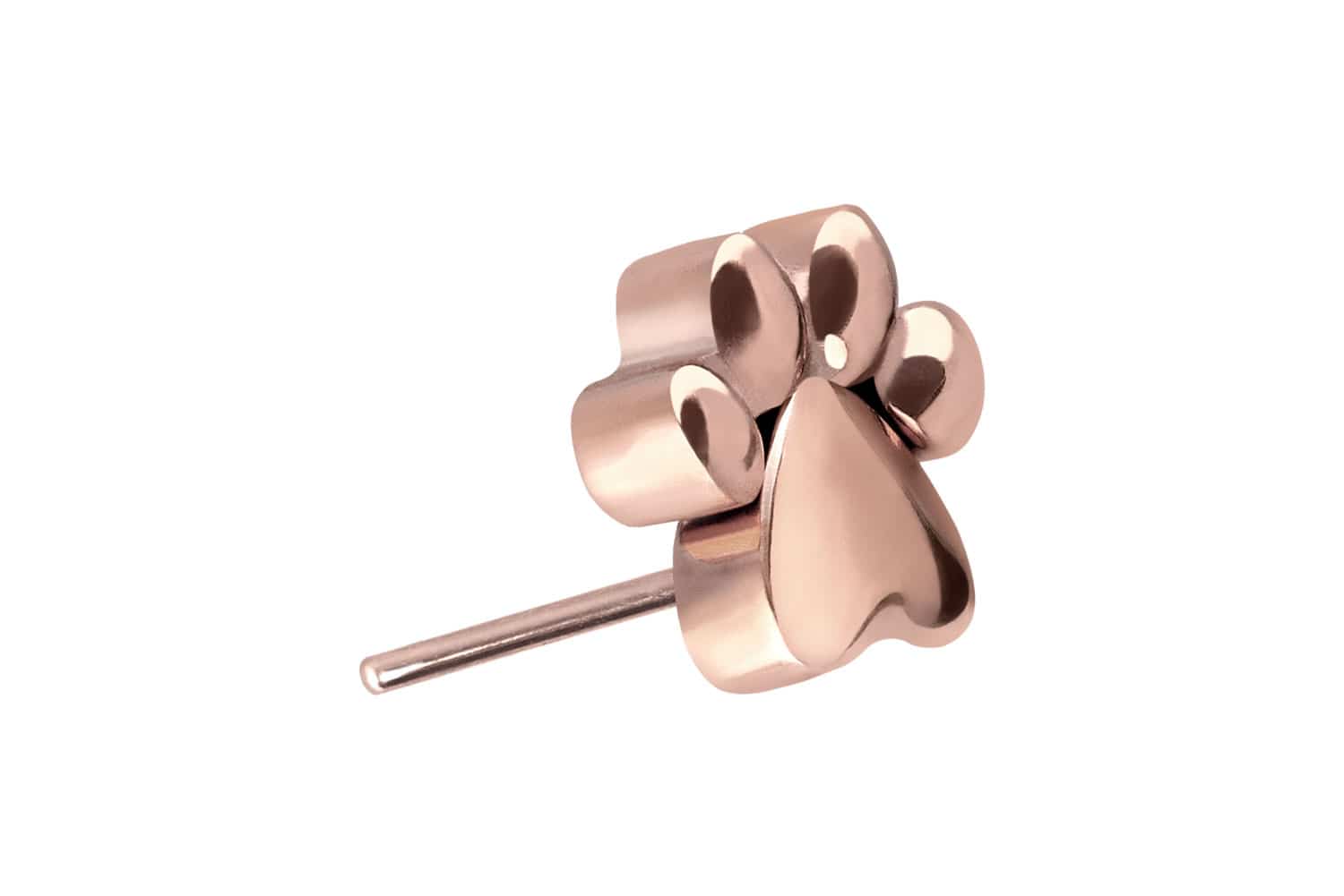 Titan Aufsatz mit Push Pin PFOTE ++SALE++ von Piercingline